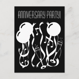 Cartes postales des invitations de la fête d'anniv