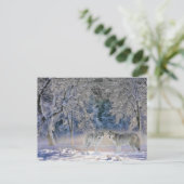 Cartes postales des loups de Yellowstone (Debout devant)