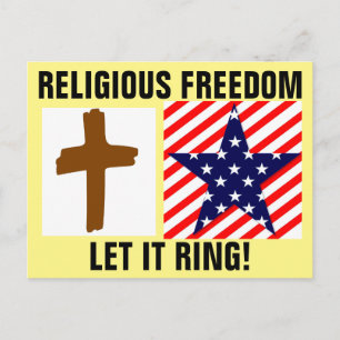 Cartes postales des mèmes de liberté religieuse