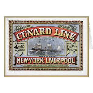 Cartes postales des navires de croisière vintages