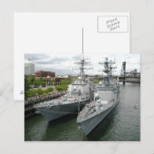 Cartes postales des navires de la marine de l'Oreg (Devant / Derrière)