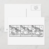 Cartes postales des nouilles de chat (Devant / Derrière)