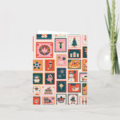 Cartes postales des ornements de Noël (Dos)