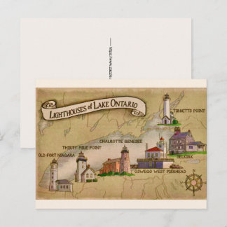 Cartes postales des phares du lac Ontario