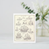 Cartes postales des vieux navires (Debout devant)