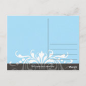 cartes postales > design d'intérieur [bleu] (Dos)