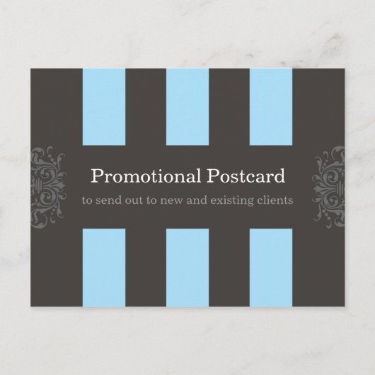 cartes postales > design d'intérieur [bleu] (Devant)