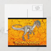 Cartes postales Dilophosaurus (Devant / Derrière)