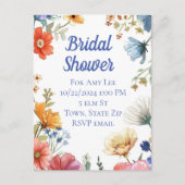 Cartes postales d'invitation à une fête de mariage (Devant)