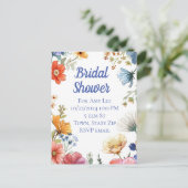 Cartes postales d'invitation à une fête de mariage (Debout devant)