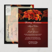 Cartes postales d'invitation de mariage (Devant / Derrière)