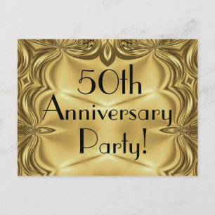Cartes postales d'invitation pour le 50e anniversa