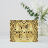 Cartes postales d'invitation pour le 50e anniversa (Debout devant)