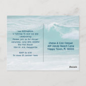 Cartes postales d'invitation pour une fête d'anniv (Dos)