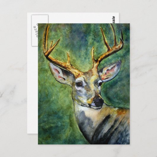 Cartes postales Dix Pointeurs (Cerfs) (Devant / Derrière)