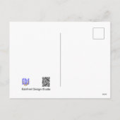 Cartes postales DIY Flocons d'été (Dos)