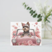Cartes Postales Dog Yorkshire (Debout devant)