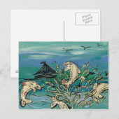 Cartes postales Dolphin Music (Devant / Derrière)