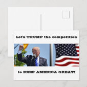 Cartes postales Donald Trump Keep America Great 20 (Devant / Derrière)