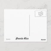 Cartes postales d'ours en peluche de Porto Rico (Dos)