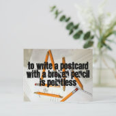 Cartes Postales Drôle, Crayon Sans Pointe, Croisem (Debout devant)