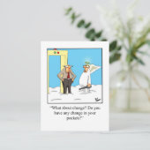 Cartes postales drôles de bénédictions et d'humour (Debout devant)