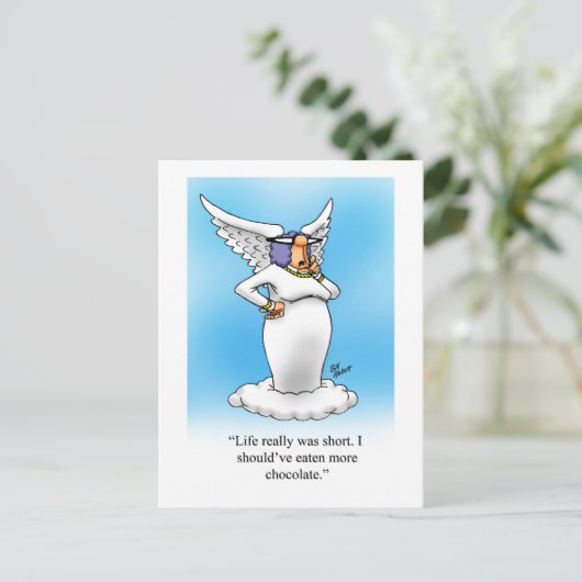 Cartes postales drôles de bénédictions et d'humour (Debout devant)