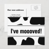 Cartes postales drôles de déménagement avec impres (Devant / Derrière)