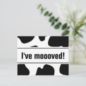 Cartes postales drôles de déménagement avec impres (Debout devant)