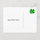Cartes postales drôles de Jour de la Saint Patrick (Dos)