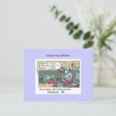 Cartes Postales Drôles Dessin Animé Code Téléphoni (Debout devant)