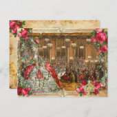 Cartes postales du bal de Marie Antoinette à Versa (Devant / Derrière)