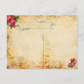 Cartes postales du bal de Marie Antoinette à Versa (Dos)