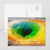 Cartes postales du bassin de gloire du matin (Devant / Derrière)