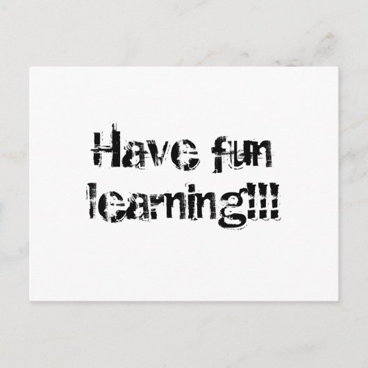 Cartes postales du Centre d'apprentissage pour tut (Devant)