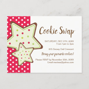 Cartes postales du Cookie Swap Party