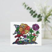 Cartes postales du Doodle de la Scène Jungle (Debout devant)