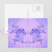 Cartes postales du dragon oriental de glace (Devant / Derrière)