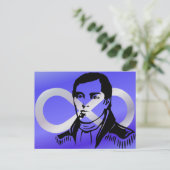 Cartes postales du drapeau des Métis Premier chef (Debout devant)