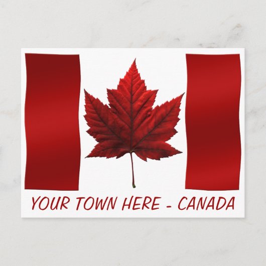 Cartes postales du drapeau du Canada Cartes postal (Devant)