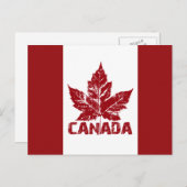 Cartes postales du drapeau du Canada Cartes postal (Devant / Derrière)