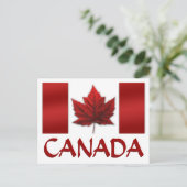 Cartes postales du drapeau du Canada Cartes postal (Debout devant)