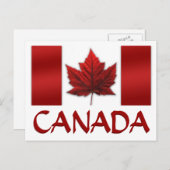 Cartes postales du drapeau du Canada Cartes postal (Devant / Derrière)