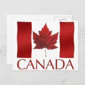 Cartes postales du drapeau du Canada Cartes postal (Devant / Derrière)