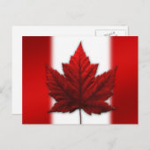 Cartes postales du drapeau du Canada Cartes postal (Devant / Derrière)