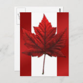 Cartes postales du drapeau du Canada Cartes postal (Devant / Derrière)
