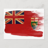 Cartes postales du drapeau du Manitoba (Devant)
