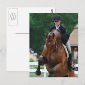 Cartes postales du Hunter Horse Show (Devant / Derrière)