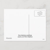 Cartes postales du jour de Valentines-bonheur (Dos)