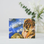 Cartes postales du lion royal (Debout devant)